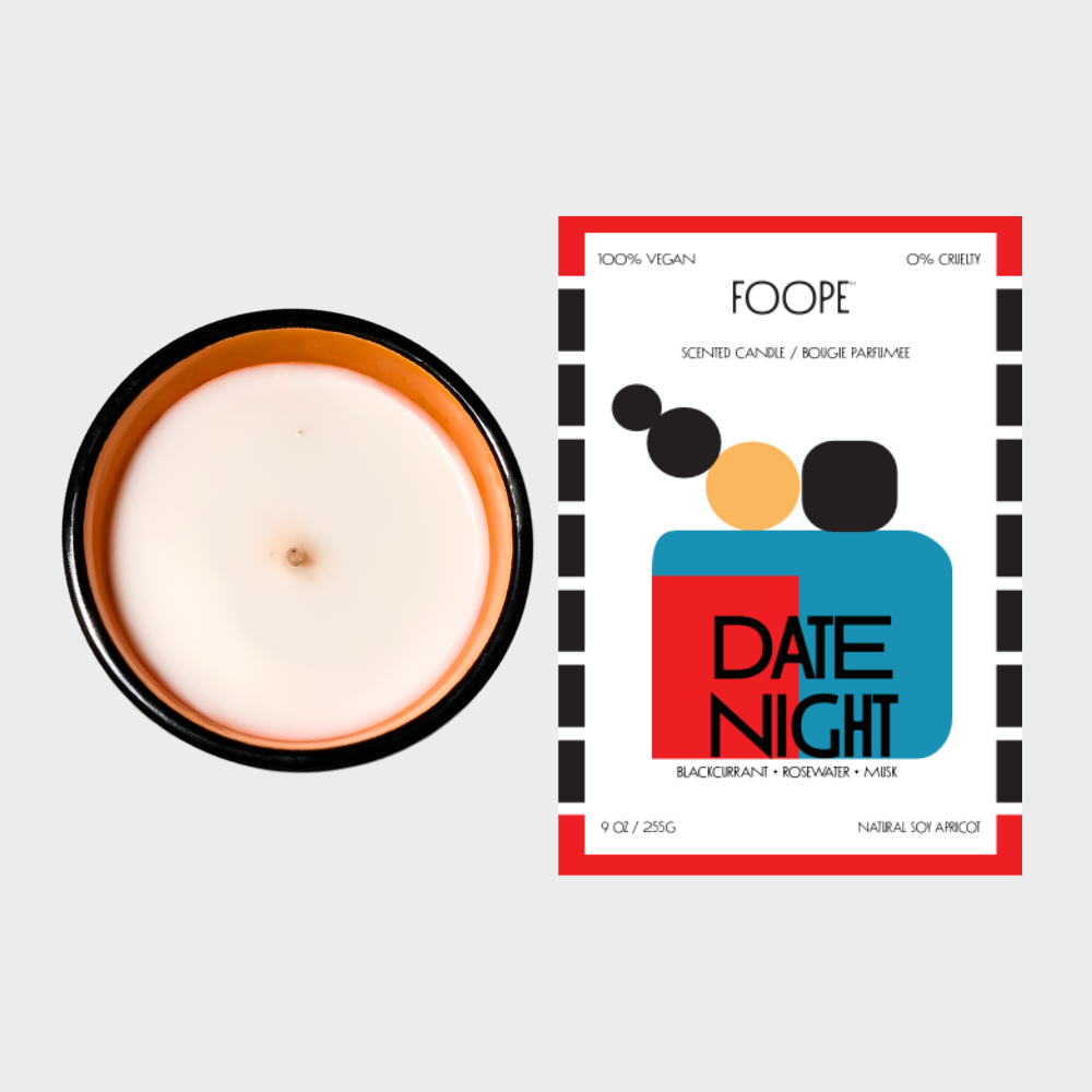 Date night scented candle