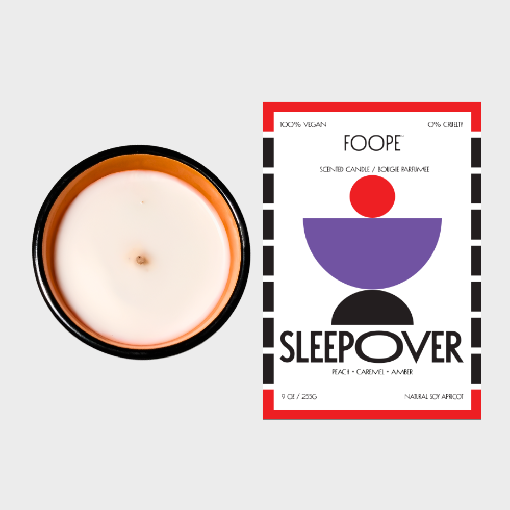 Sleepover scented candle